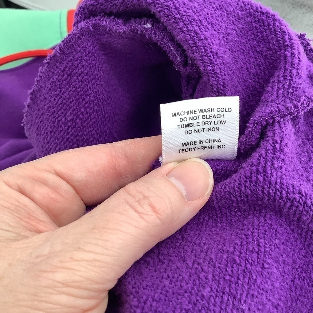 Teddy Fresh Colorblock Hoodie Medium - Picture 7 of 10